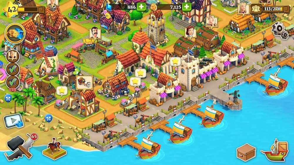 Town Village: Farm Build City