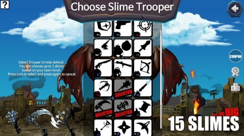 15 Slimes : Action Defence