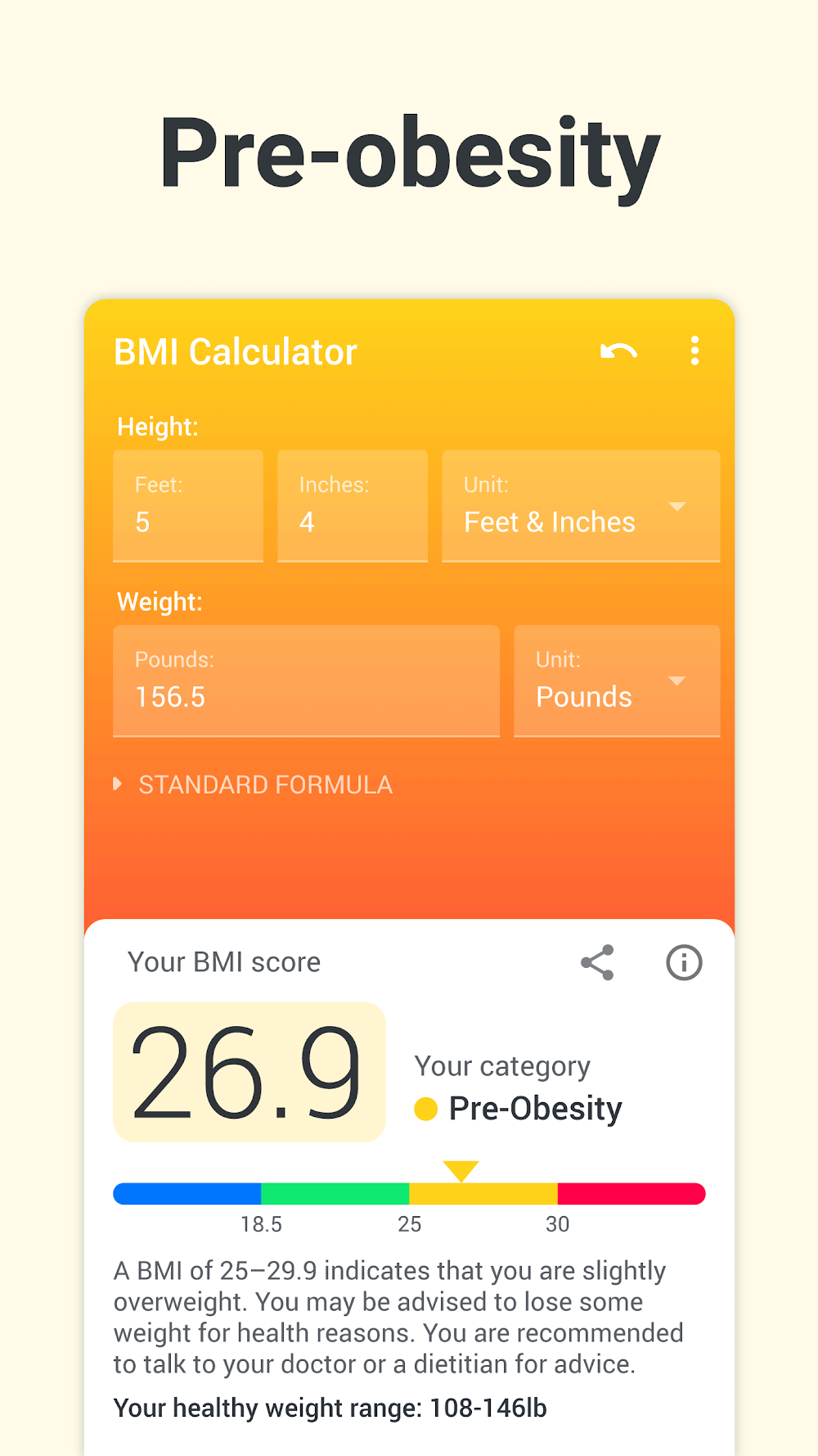 BMI Calculator v2.5.2 MOD APK (Premium Unlocked) Download