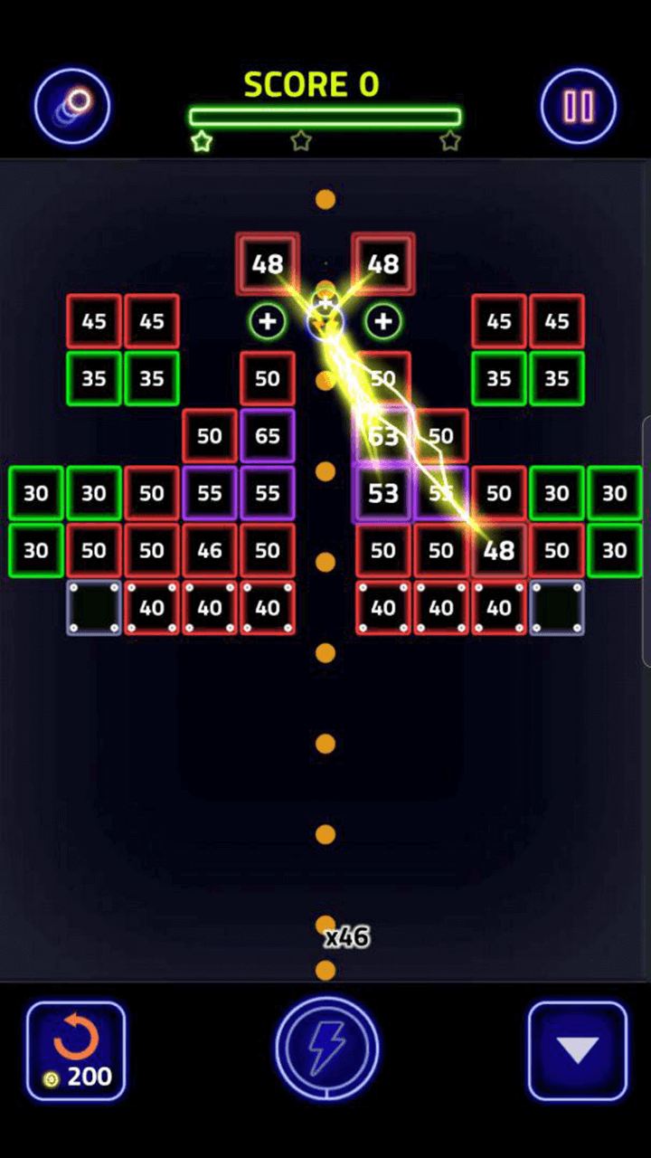 Brick Breaker Glow v1.0.0.10015 MOD APK (Unlimited Money) Download