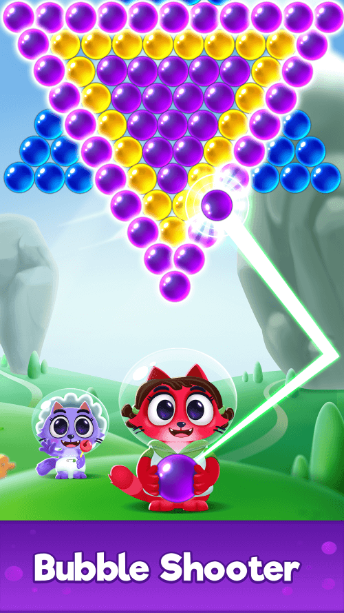 Bubble Shooter Pop: Space Cats