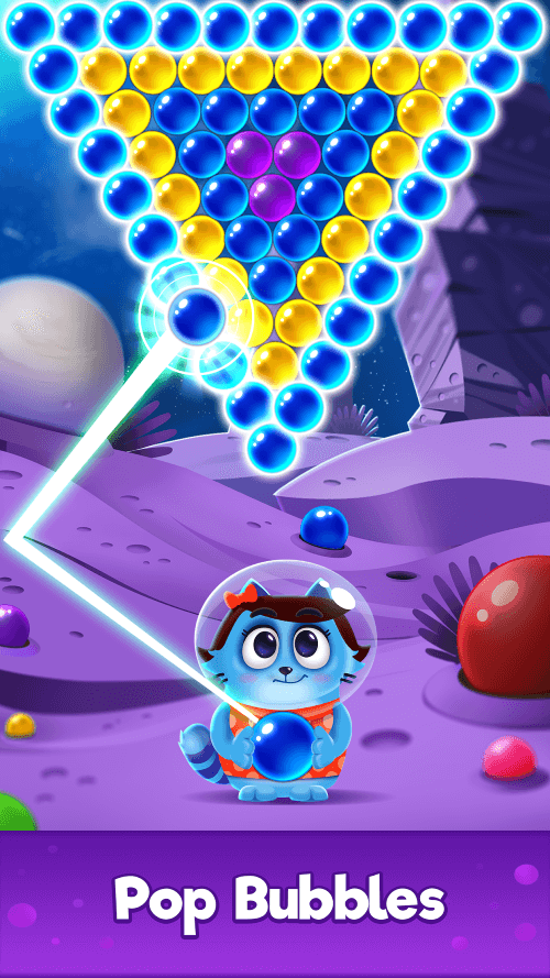 Bubble Shooter Pop: Space Cats