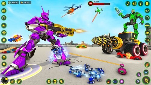 Bull Robot Car Game:Robot Game