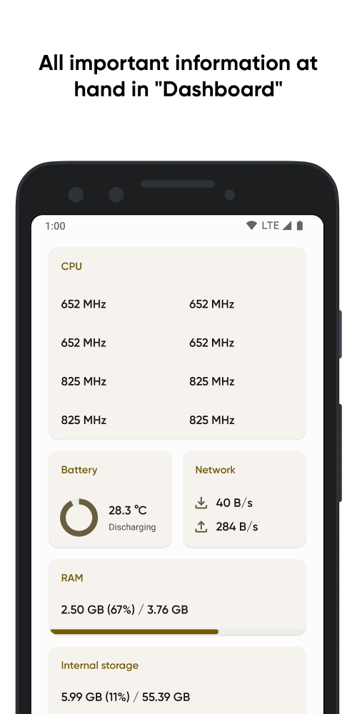 Castro – system info