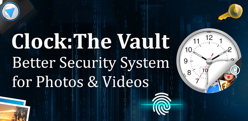 Clock Vault-Hide Photos,Videos