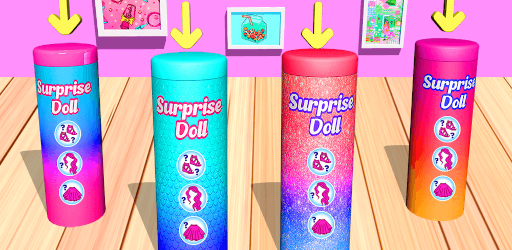 Color Reveal Suprise Doll Game