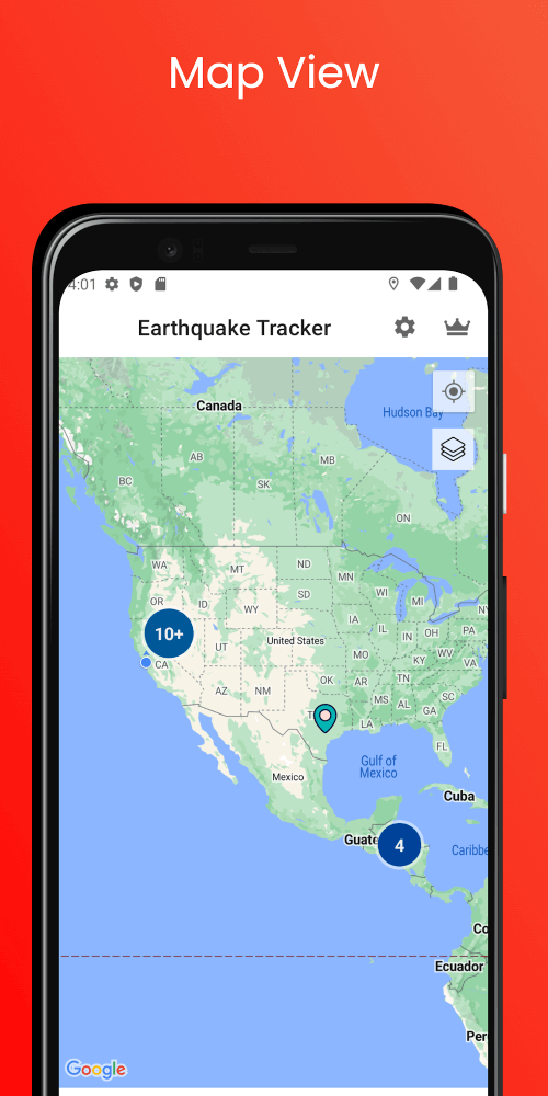 Earthquake App – Tracker, Map