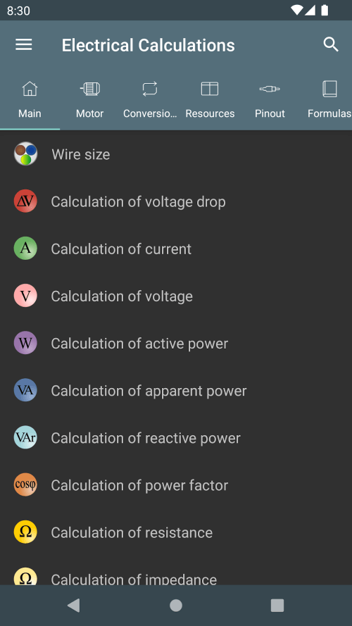 Electrical Calculations