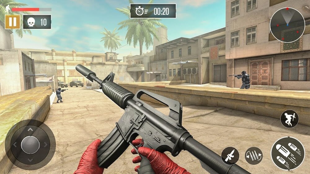 FPS Commando Shooting War Game Ver. 1.36 MOD Menu APK, God Mode, Unlimited  Gold, Unlimited Diamonds