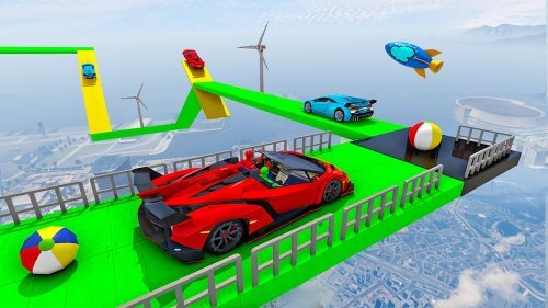 GT Car Stunt – Ramp Car Games