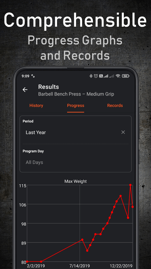 GymUp PRO – workout notebook