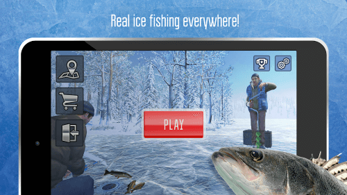 Ice fishing simulator