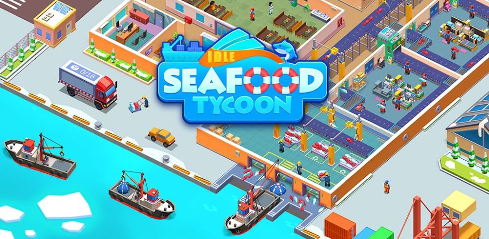 🔥 Download Fish Dish Inc: Seafood Tycoon 1.0.0 [Money mod] APK MOD.  Development of a fishing empire in an entertaining simulator 