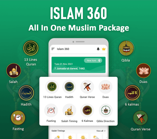 Islam 360: Quran, Prayer times