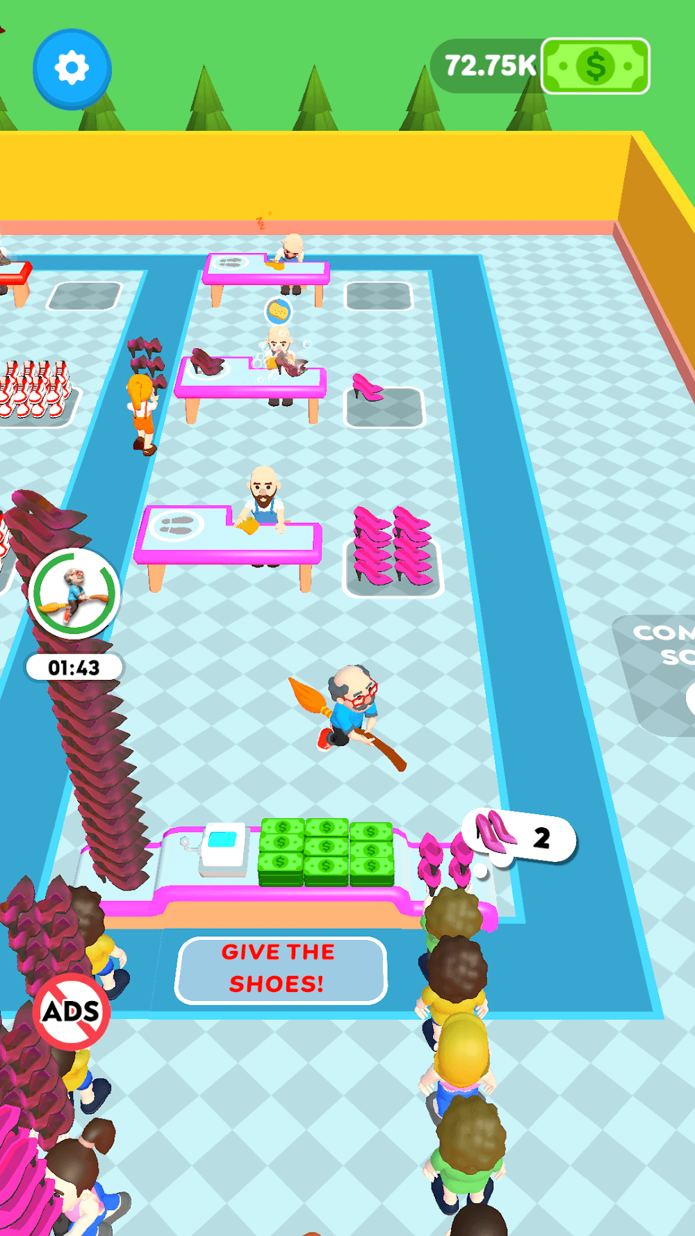 Laundry Rush v3.1.8 MOD APK (Free Rewards) Download