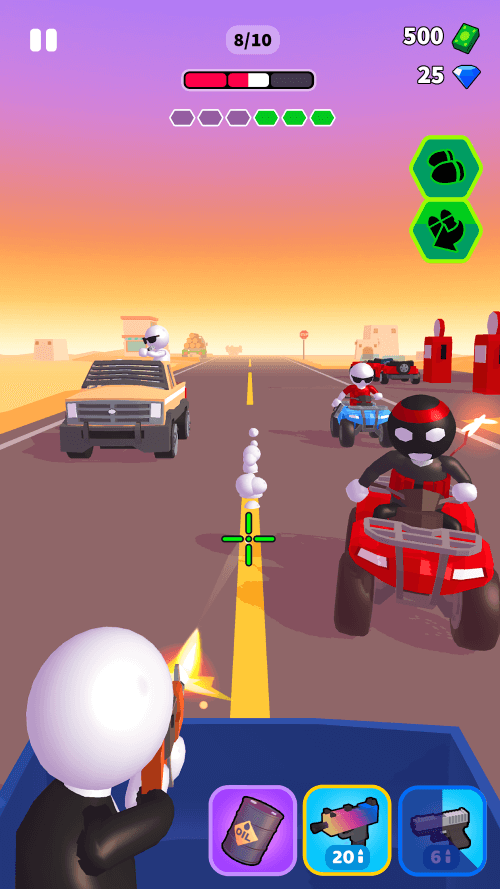 Rage Road – Car Shooting Game