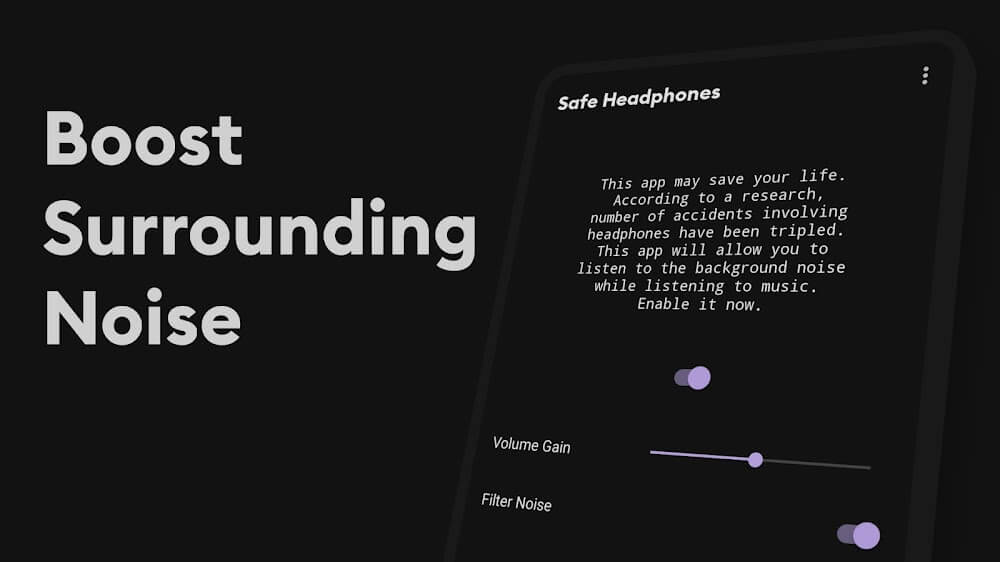 Safe Headphones: hear clearly