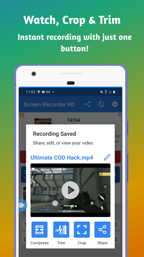 Screen Recorder: Facecam Audio