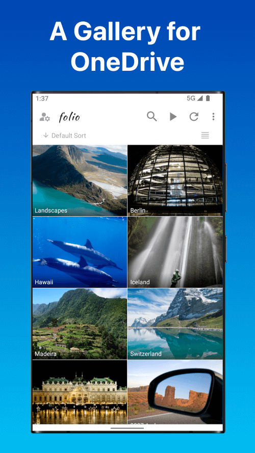 SkyFolio – OneDrive Photos