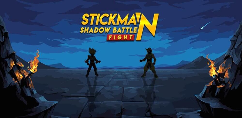 Stickman Shadow Dragon Warrior