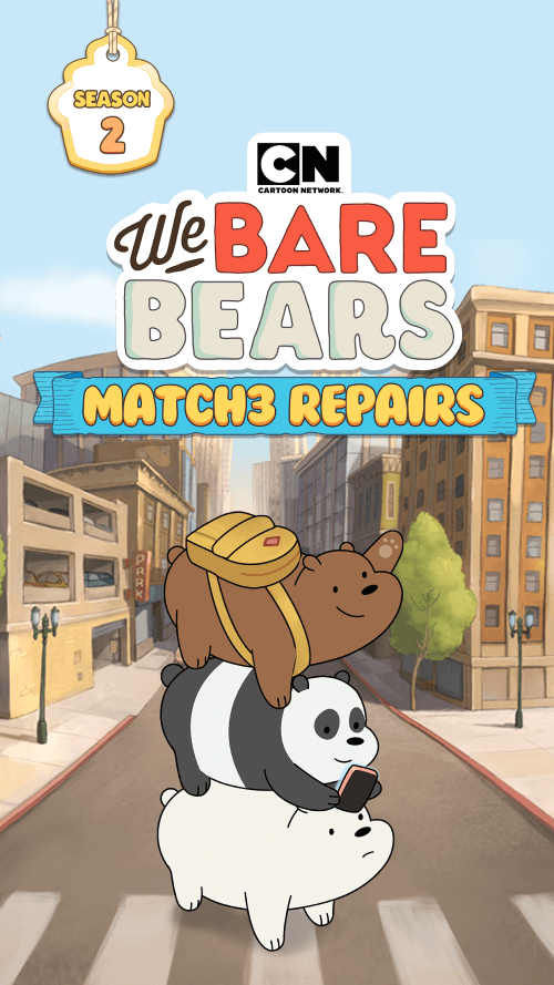 We Bare Bears Match3 Repairs