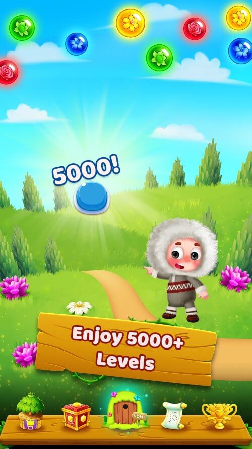 Bubble Shooter – Flower Games
