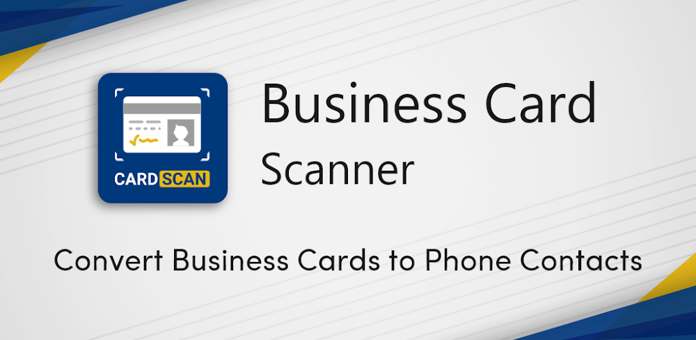 Business Card Scanner & Reader