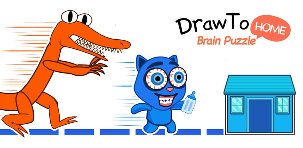 Draw To Home: Brain Puzzle