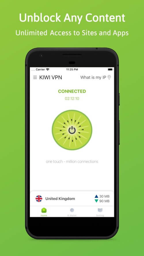 Kiwi VPN Connection IP Changer