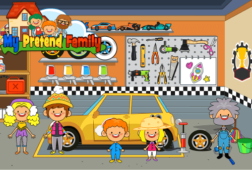 My Pretend Home & Family Town