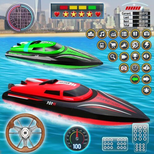 Speed Boat Racing: Boat games
