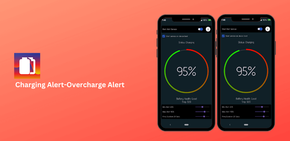 Battery Alert-Overcharge Alert