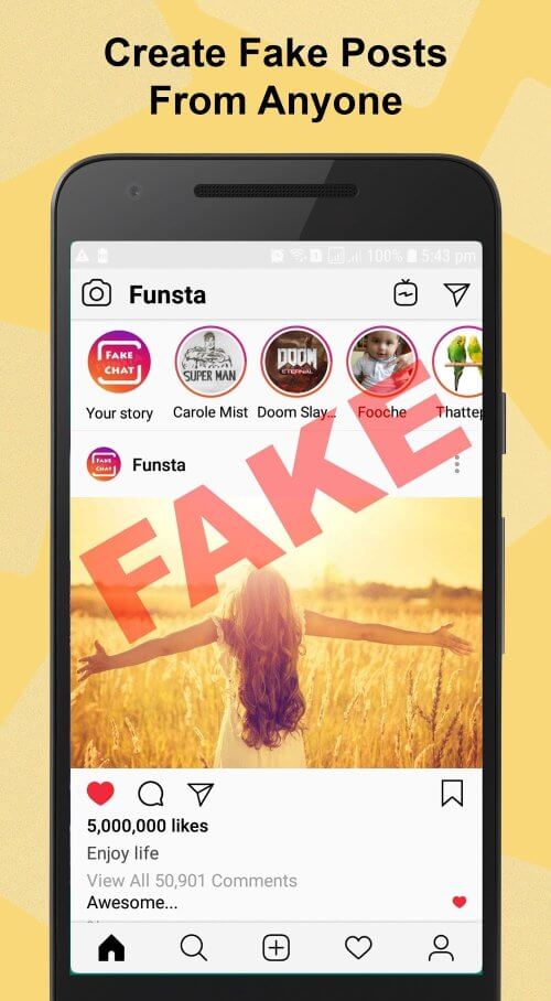 Funsta – Post and Direct Prank