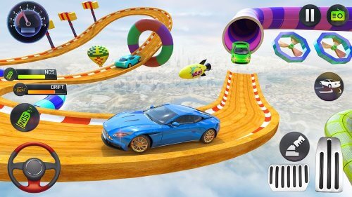 Mega Ramp Car Stunts Race Game