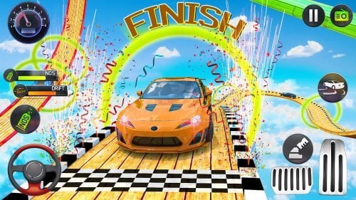 Mega Ramp Car Stunts Race Game