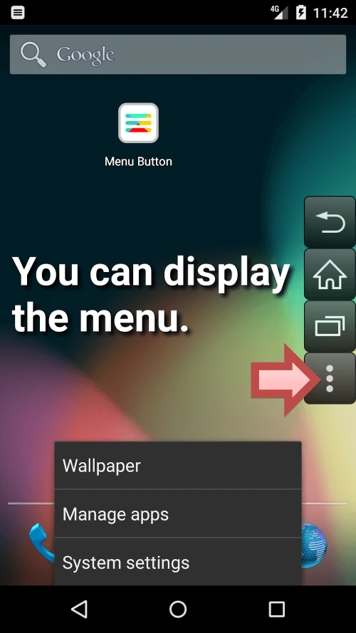 Menu Button (No root)