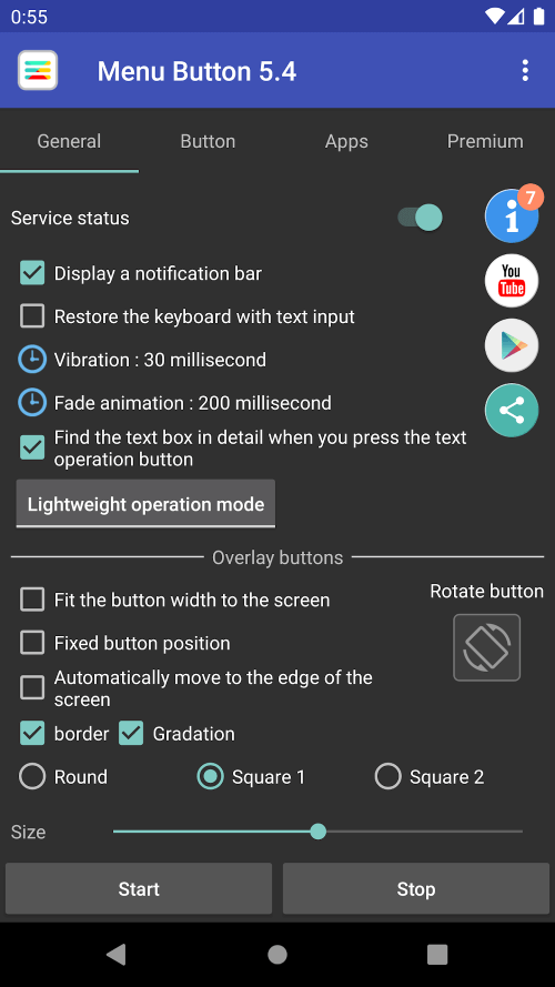 Menu Button (No root)