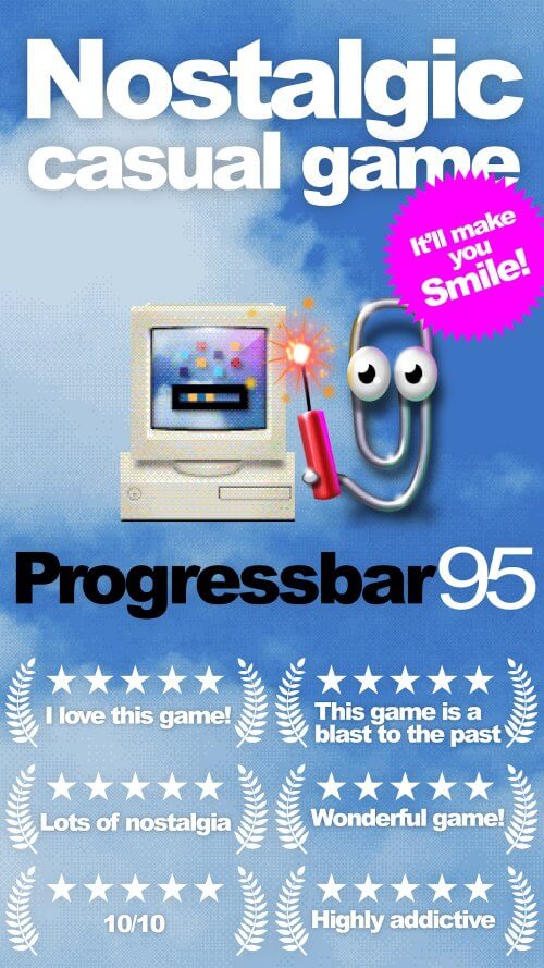 Progressbar95 – nostalgic game
