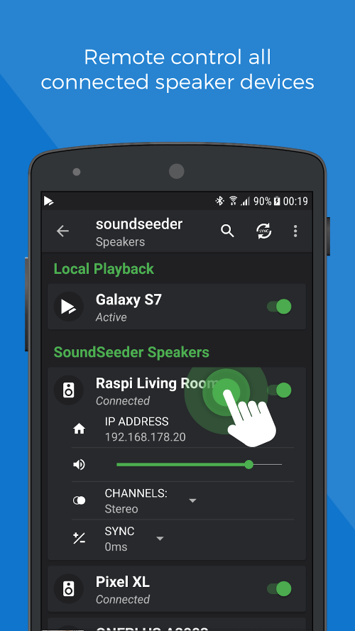SoundSeeder – Synced Music