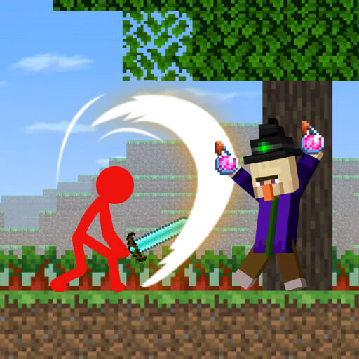 Stickman vs Craftman v4.4.15 MOD APK (Unlocked Skin, Upgrade Free)