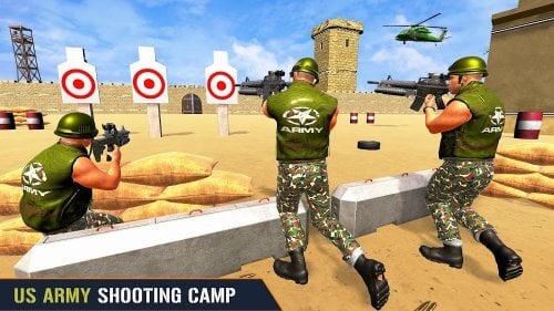 US Army Training Shooting Camp