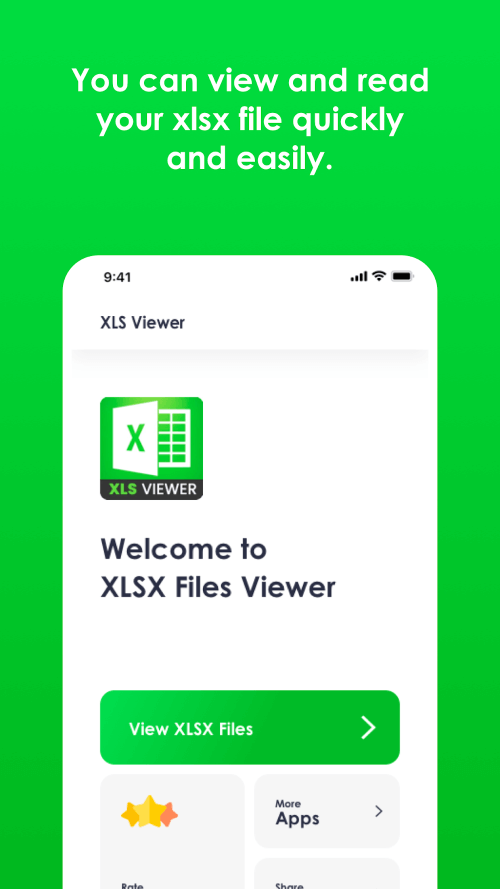 Xlsx File Reader & Xls Viewer