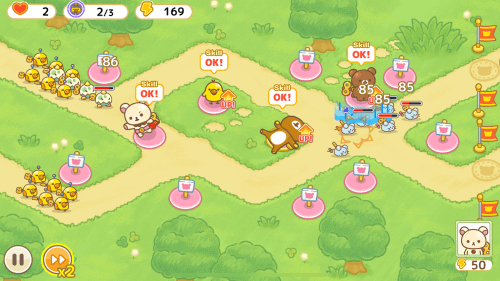 Korilakkuma Tower Defense