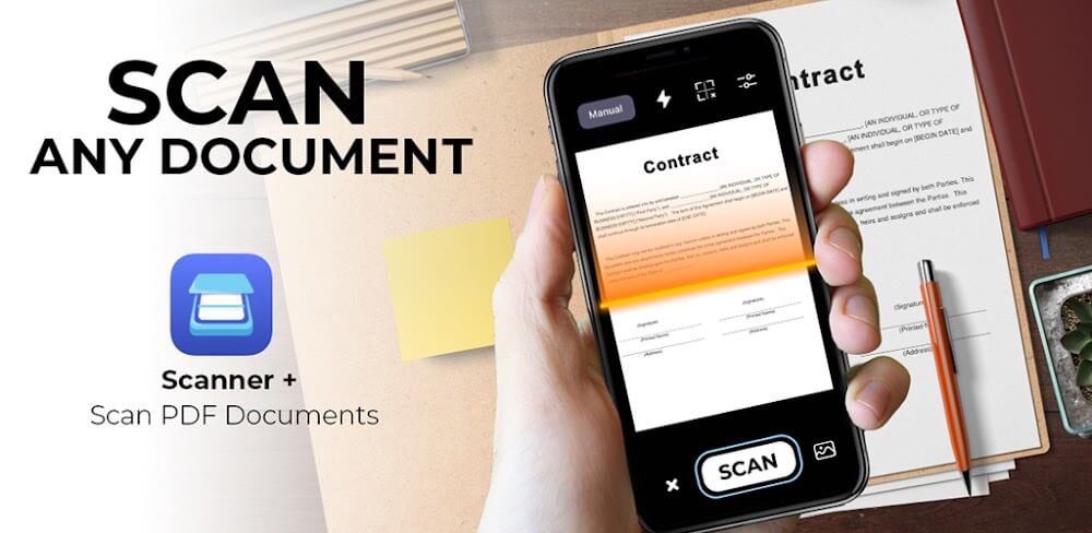 Scanner+ App: Scan Docs to PDF