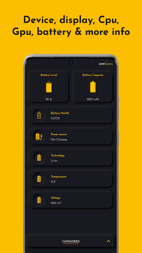 Sensor Test – CPU/GPU/RAM Info