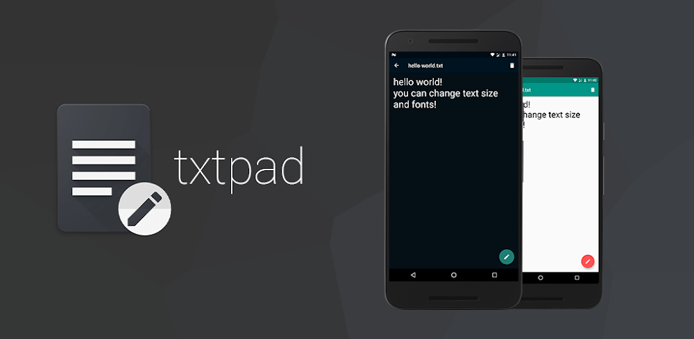 txtpad+ — Create txt files