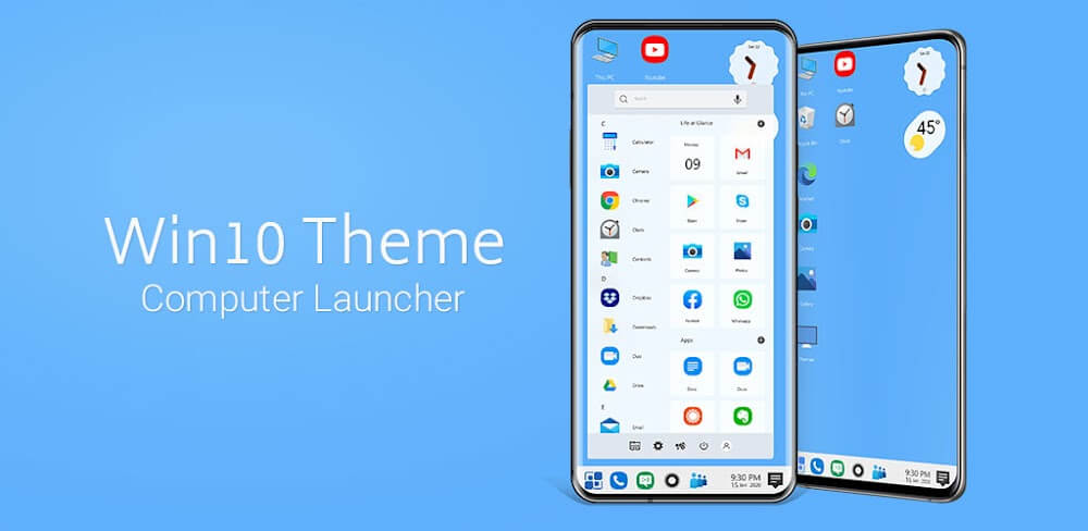Win 10 theme for launcher