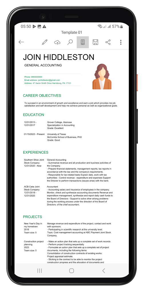 Word Resume Creator Pro