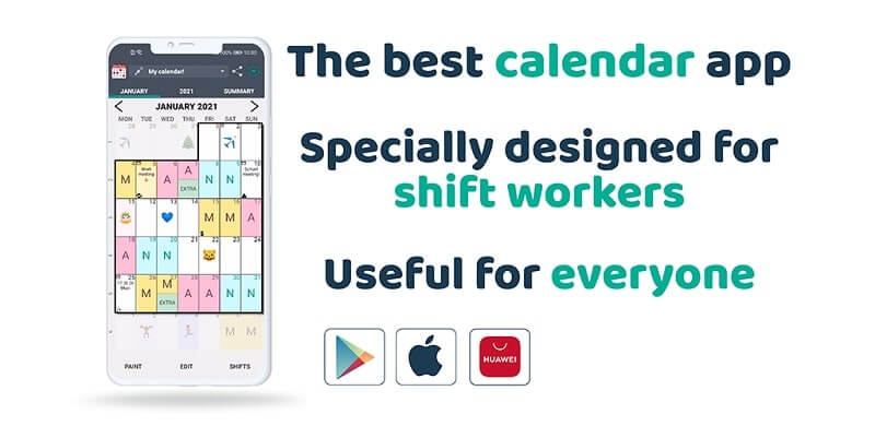 Shift Work Schedule Calendar