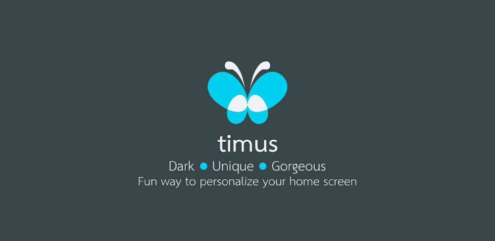 Timus: Rounded Dark Icon Pack